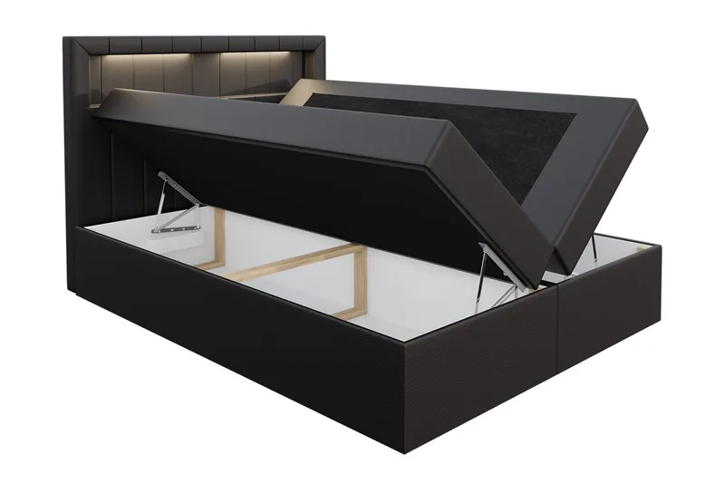 Kontinentalsäng 200x200 cm - Vit - Möbler - Sovrum - Sängar - Komplett Sängpaket