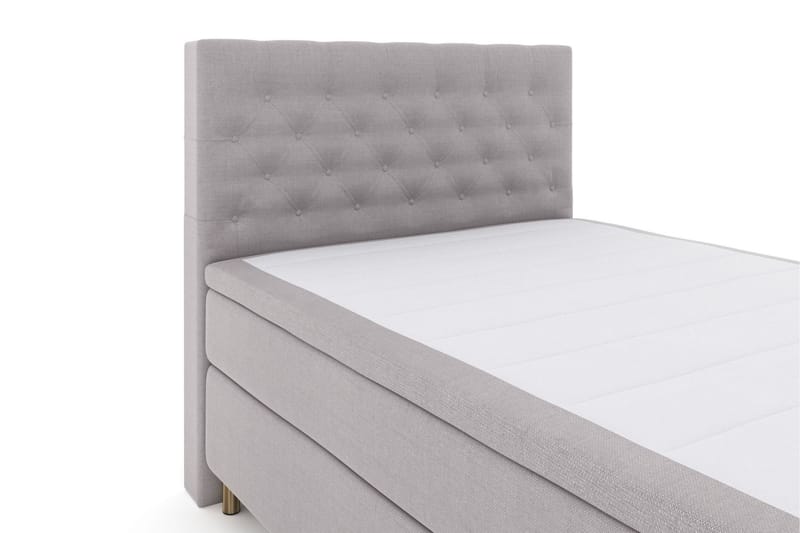 LEXI No 4 Sängpaket 140 Medium - Ljusgrå/Koppar - Möbler - Sovrum - Sängar - Komplett Sängpaket