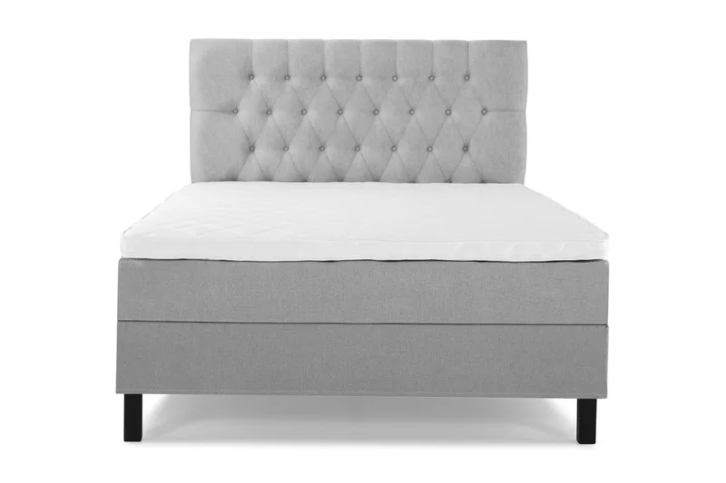 Lucky 120 Kontinentalsängspaket Grå - Möbler - Sovrum - Sängar - Kontinentalsängar