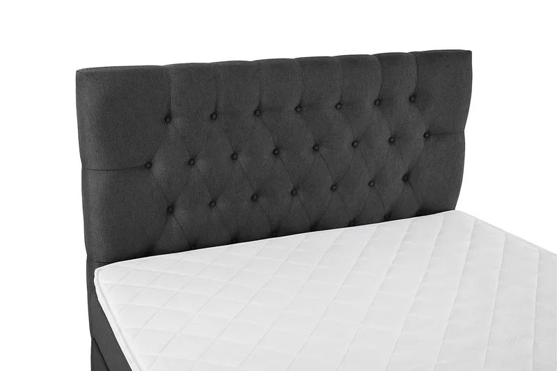 Lucky 120 Kontinentalsängspaket Svart/Grå - Möbler - Sovrum - Sängar - Kontinentalsängar