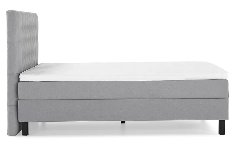 Lucky 140 Kontinentalsäng Mellangrå - Möbler - Sovrum - Sängar - Kontinentalsängar
