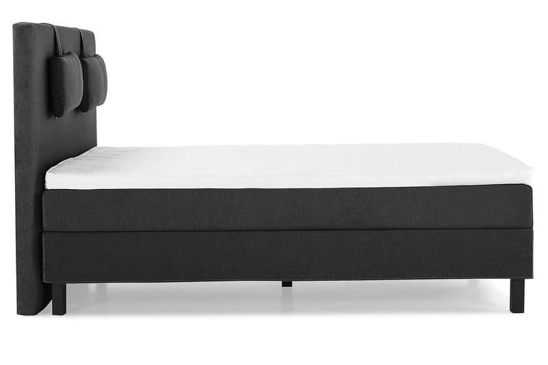 Lucky 140 Kontinentalsäng Svart/Grå - Möbler - Sovrum - Sängar - Kontinentalsängar