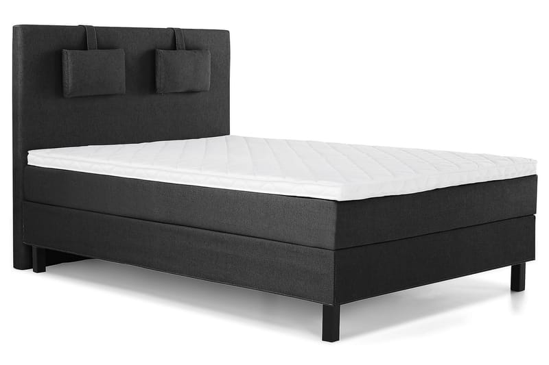 Lucky 140 Kontinentalsäng Svart/Grå - Möbler - Sovrum - Sängar - Kontinentalsängar