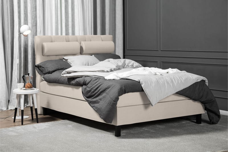 Lucky 140 Kontinentalsängspaket Beige - Möbler - Sovrum - Sängar - Kontinentalsängar