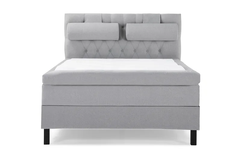 Lucky 140 Kontinentalsängspaket Grå - Möbler - Sovrum - Sängar - Kontinentalsängar