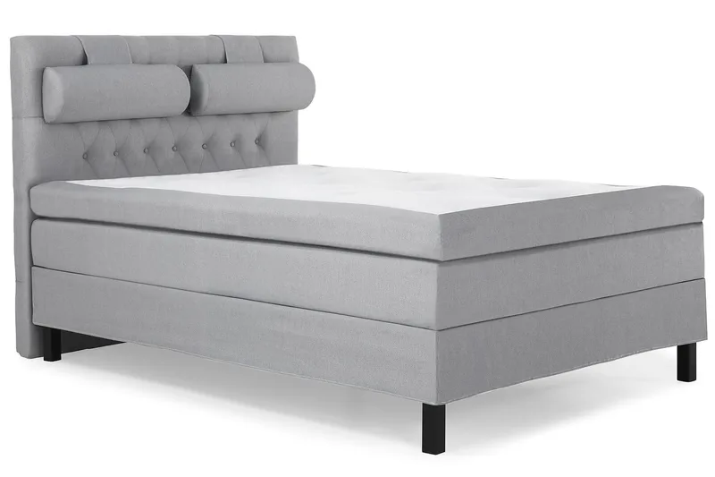 Lucky 140 Kontinentalsängspaket Grå - Möbler - Sovrum - Sängar - Kontinentalsängar