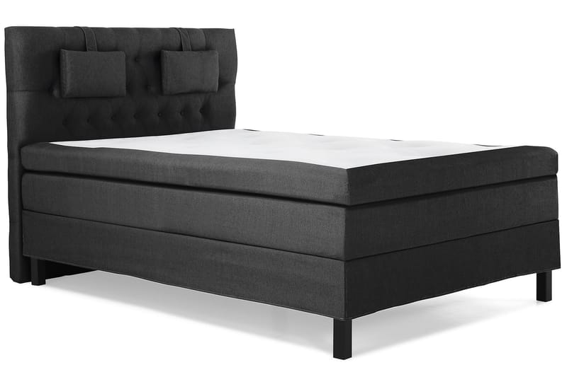 Lucky 140 Kontinentalsängspaket Svart/Grå - Möbler - Sovrum - Sängar - Kontinentalsängar