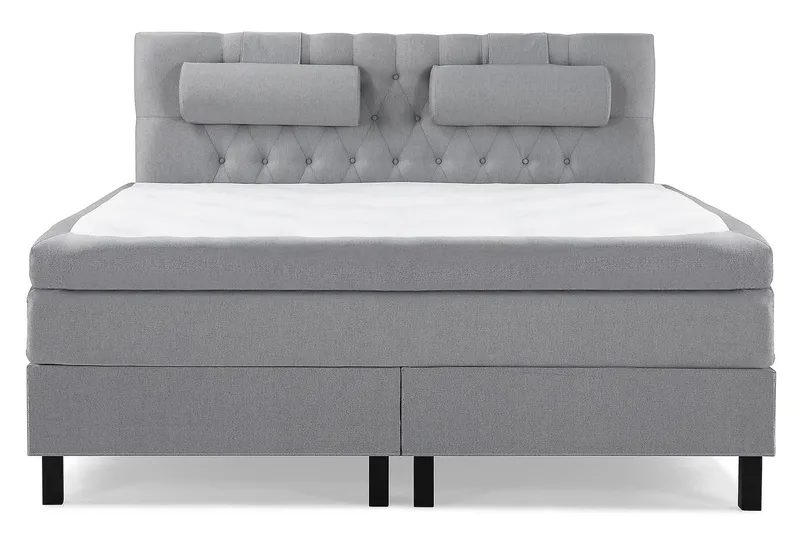 Lucky 160 Kontinentalsäng Mellangrå - Möbler - Sovrum - Sängar - Kontinentalsängar