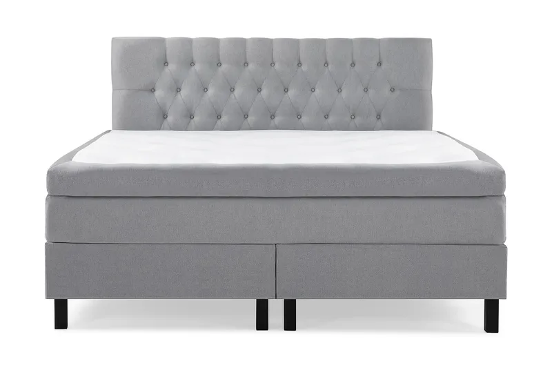 Lucky 160 Kontinentalsängspaket Grå - Möbler - Sovrum - Sängar - Kontinentalsängar