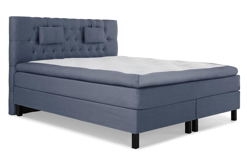 Lucky 160 Kontinentalsängspaket Mörkblå - Möbler - Sovrum - Sängar - Kontinentalsängar