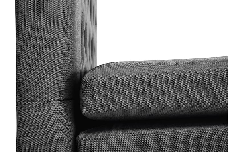 Lucky 180 Kontinentalsäng Svart/Grå - Möbler - Sovrum - Sängar - Kontinentalsängar