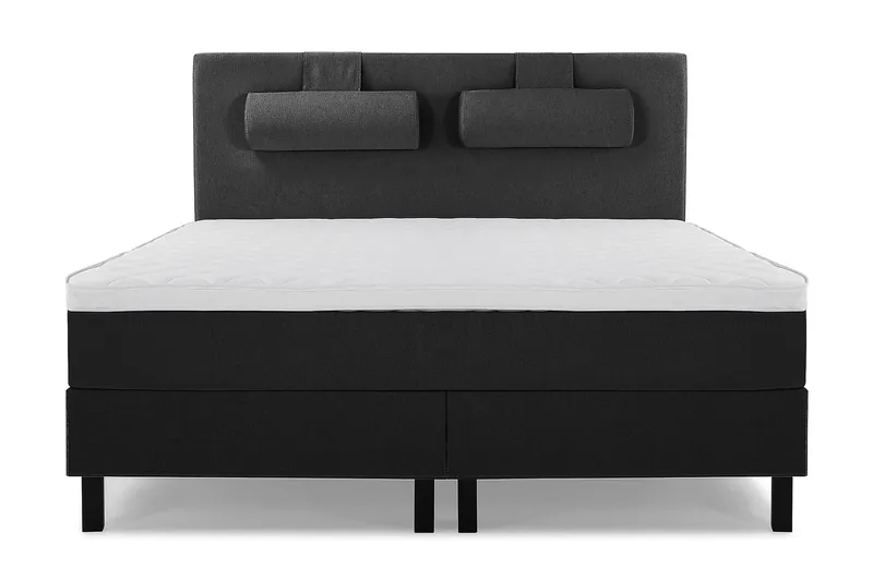 Lucky 180 Kontinentalsäng Svart/Grå - Möbler - Sovrum - Sängar - Kontinentalsängar