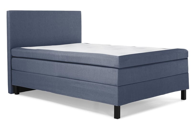 Lucky Komplett Sängpaket 120x200 Latex Slät Sänggavel  Mö - Mörkblå - Möbler - Sovrum - Sängar - Kontinentalsängar