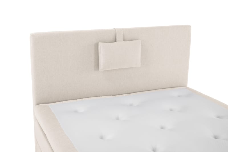 Lucky Komplett Sängpaket 120x200 Latex Slät Sänggavel  Na - Nackkudde Liten Beige - Möbler - Sovrum - Sängar - Kontinentalsängar