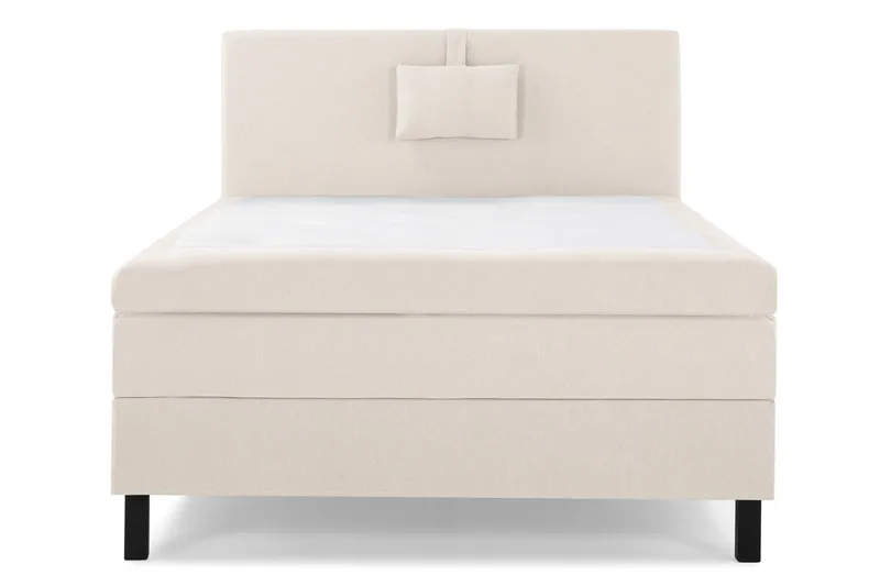 Lucky Komplett Sängpaket 120x200 Latex Slät Sänggavel  Na - Nackkudde Liten Beige - Möbler - Sovrum - Sängar - Kontinentalsängar