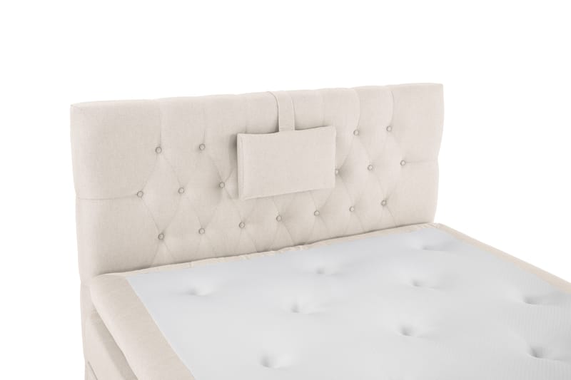 Lucky Komplett Sängpaket 120x200 Memory Diamant Sänggavel - Nackkudde Liten Beige - Möbler - Sovrum - Sängar - Kontinentalsängar