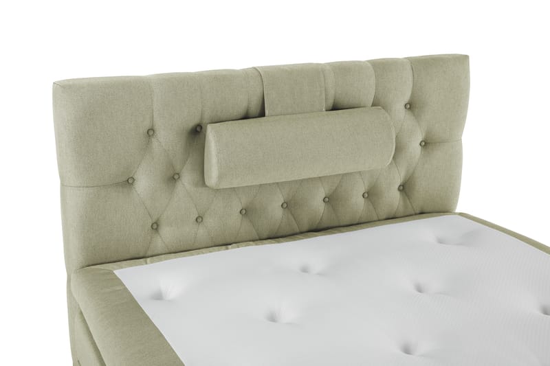 Lucky Komplett Sängpaket 120x200 Memory Diamant Sänggavel - Nackkudde Stor Grön - Möbler - Sovrum - Sängar - Kontinentalsängar