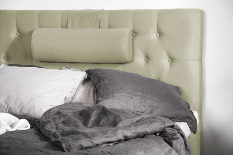 Lucky Komplett Sängpaket 120x200 Memory Diamant Sänggavel - Nackkudde Stor Grön - Möbler - Sovrum - Sängar - Kontinentalsängar