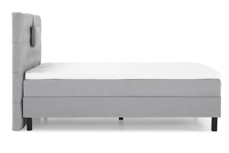 Lucky Komplett Sängpaket 120x200 Skum Diamant - Nackkudde Liten Mellangrå - Möbler - Sovrum - Sängar - Kontinentalsängar