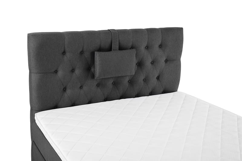 Lucky Komplett Sängpaket 120x200 Skum Diamant - Nackkudde Liten Svart/Grå - Möbler - Sovrum - Sängar - Kontinentalsängar