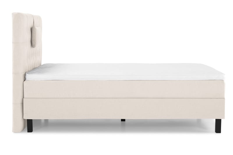 Lucky Komplett Sängpaket 120x200 Skum Diamant Sänggavel - Nackkudde Liten Beige - Möbler - Sovrum - Sängar - Kontinentalsängar