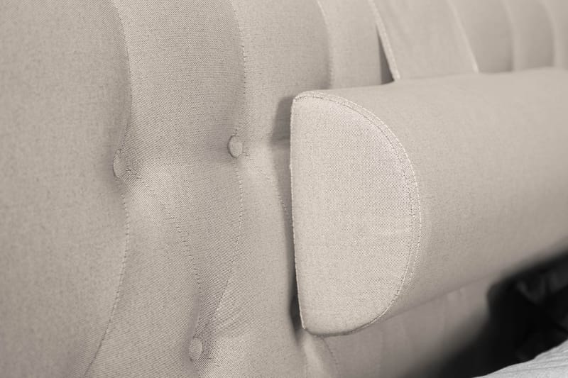 Lucky Komplett Sängpaket 120x200 Skum Diamant Sänggavel - Nackkudde Stor Beige - Möbler - Sovrum - Sängar - Kontinentalsängar