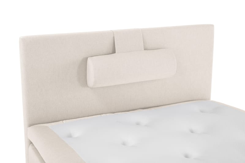 Lucky Komplett Sängpaket 120x200 Polyeter Slät Sänggavel - Nackkudde Stor Beige - Möbler - Sovrum - Sängar - Kontinentalsängar
