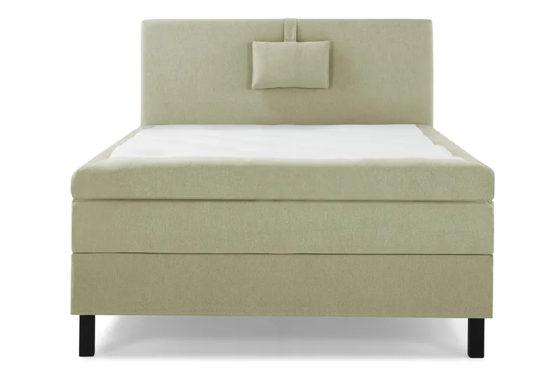 Lucky Komplett Sängpaket 120x200 Polyeter Slät Sänggavel - Nackkudde Liten Grön - Möbler - Sovrum - Sängar - Kontinentalsängar