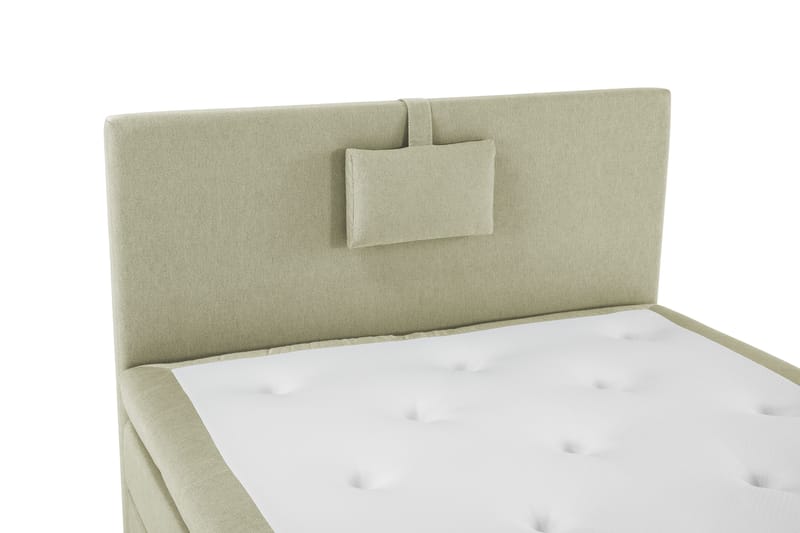 Lucky Komplett Sängpaket 120x200 Polyeter Slät Sänggavel - Nackkudde Liten Grön - Möbler - Sovrum - Sängar - Kontinentalsängar