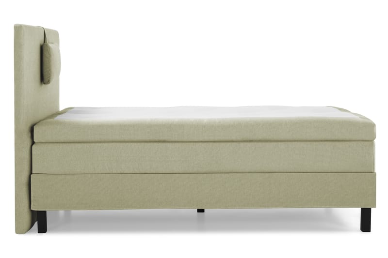 Lucky Komplett Sängpaket 120x200 Polyeter Slät Sänggavel - Nackkudde Liten Grön - Möbler - Sovrum - Sängar - Kontinentalsängar
