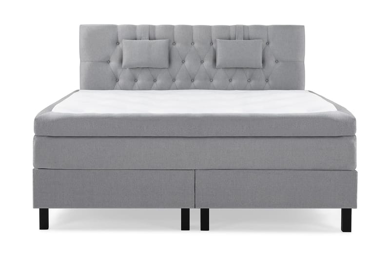 Lucky Komplett Sängpaket 160x200 Latex Diamant - Nackkudde Liten Mellangrå - Möbler - Sovrum - Sängar - Kontinentalsängar