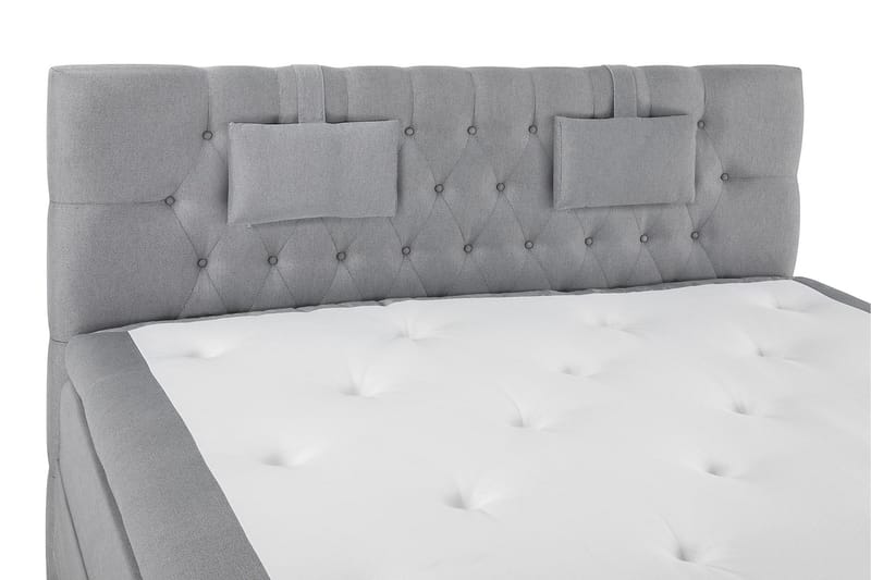 Lucky Komplett Sängpaket 160x200 Latex Diamant - Nackkudde Liten Mellangrå - Möbler - Sovrum - Sängar - Kontinentalsängar