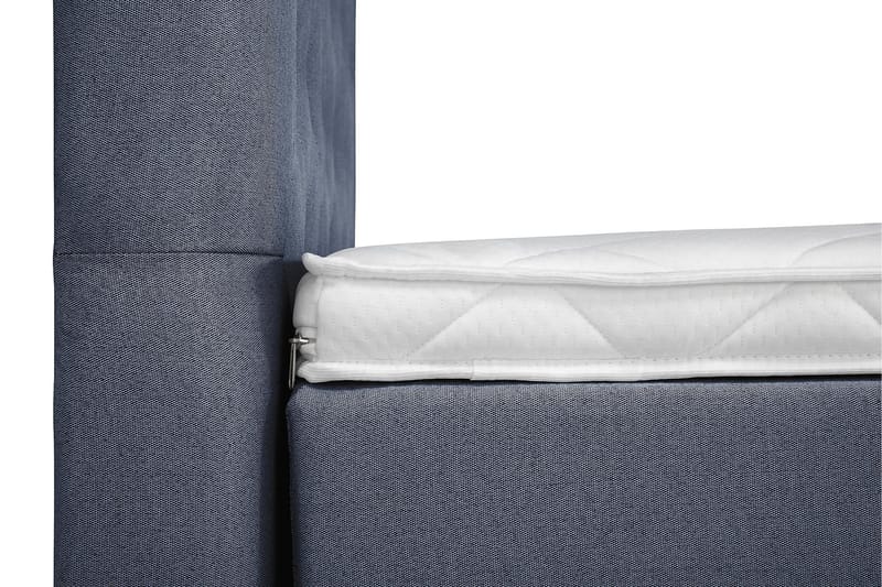 Lucky Komplett Sängpaket 160x200 Skum Diamant Sänggavel - Mörkblå - Möbler - Sovrum - Sängar - Kontinentalsängar
