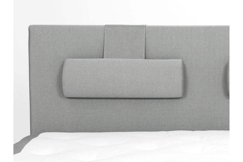 Lucky Komplett Sängpaket 160x200 Skum Slät Sänggavel - Nackkudde Stor Mellangrå - Möbler - Sovrum - Sängar - Kontinentalsängar