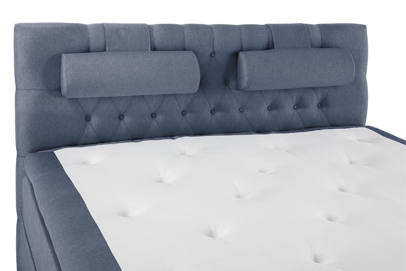 Lucky Komplett Sängpaket 160x200 Polyeter Diamant - Nackkudde Stor Mörkblå - Möbler - Sovrum - Sängar - Kontinentalsängar