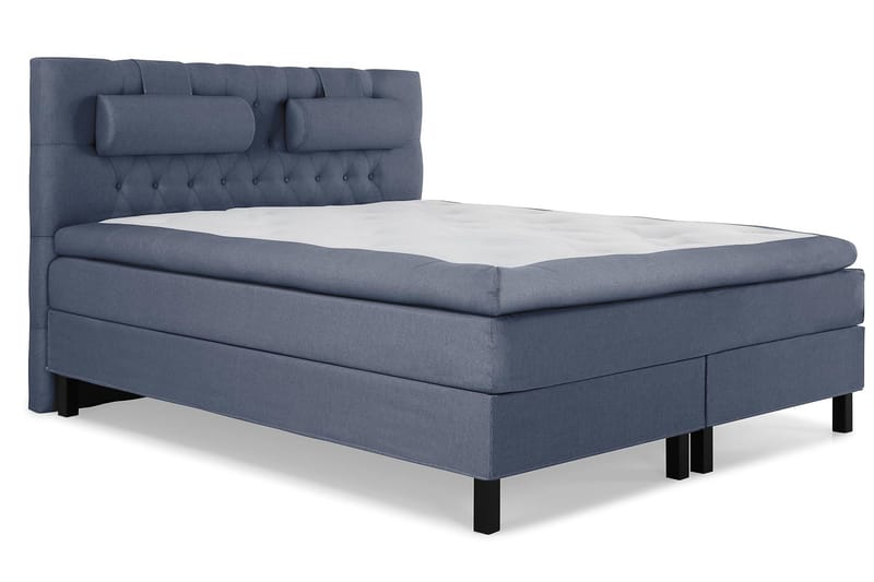 Lucky Komplett Sängpaket 160x200 Polyeter Diamant - Nackkudde Stor Mörkblå - Möbler - Sovrum - Sängar - Kontinentalsängar