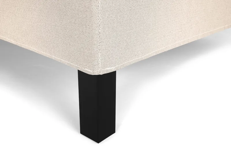 Lucky Komplett Sängpaket 160x200 Polyeter Diamant Sänggavel - Beige - Möbler - Sovrum - Sängar - Kontinentalsängar
