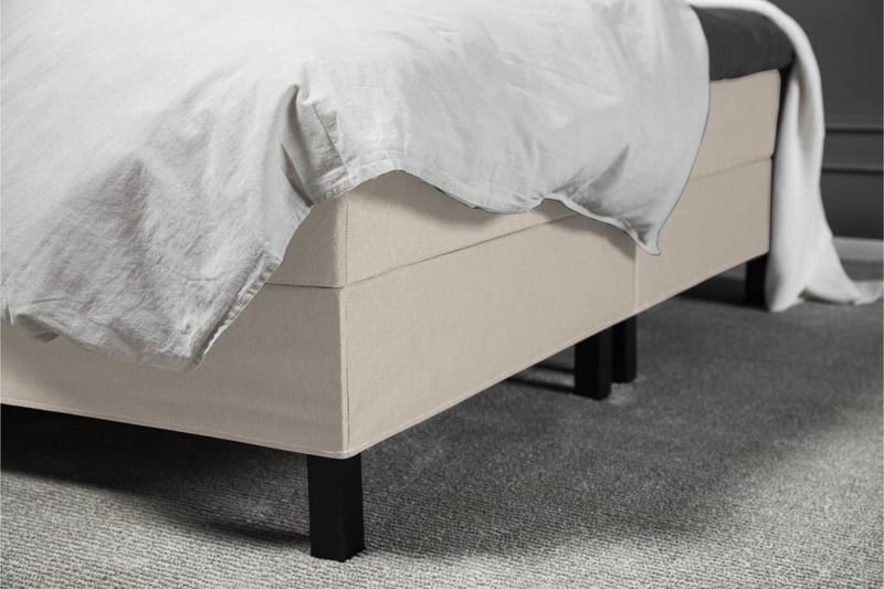 Lucky Komplett Sängpaket 180x200 Latex Diamant Sänggavel - Beige - Möbler - Sovrum - Sängar - Kontinentalsängar