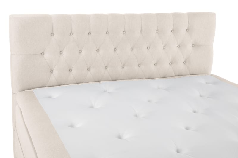 Lucky Komplett Sängpaket 180x200 Latex Diamant Sänggavel - Beige - Möbler - Sovrum - Sängar - Kontinentalsängar