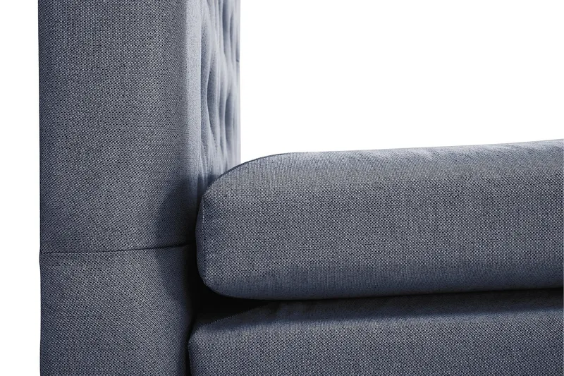 Lucky Komplett Sängpaket 180x200 Latex Diamant Sänggavel - Mörkblå - Möbler - Sovrum - Sängar - Kontinentalsängar