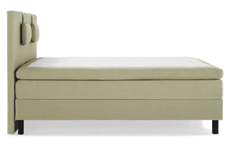 Lucky Komplett Sängpaket 180x200 Latex Slät Sänggavel - Nackkudde Liten Grön - Möbler - Sovrum - Sängar - Kontinentalsängar