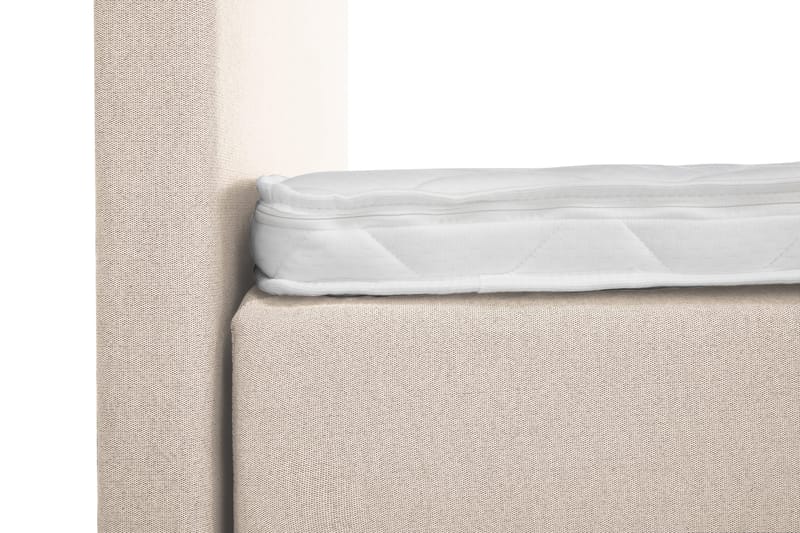 Lucky Komplett Sängpaket 180x200 Skum Slät Sänggavel - Nackkudde Stor Beige - Möbler - Sovrum - Sängar - Kontinentalsängar