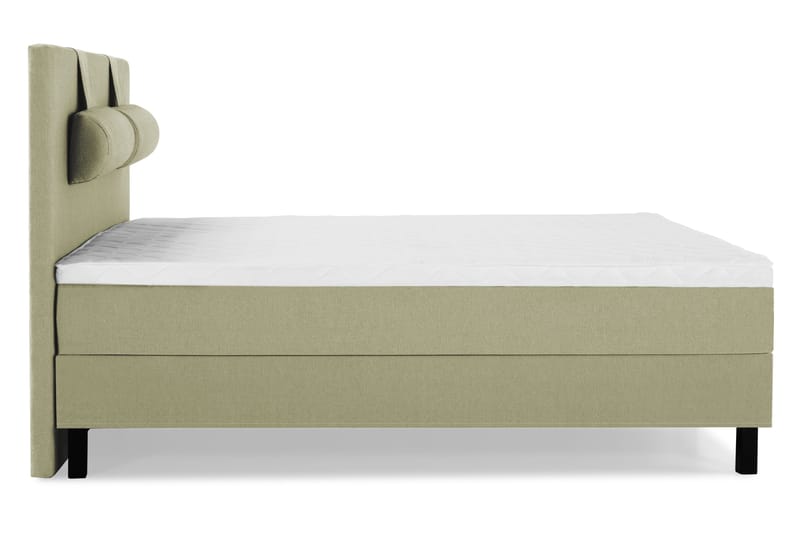 Lucky Komplett Sängpaket 180x200 Skum Slät Sänggavel - Nackkudde Stor Grön - Möbler - Sovrum - Sängar - Kontinentalsängar