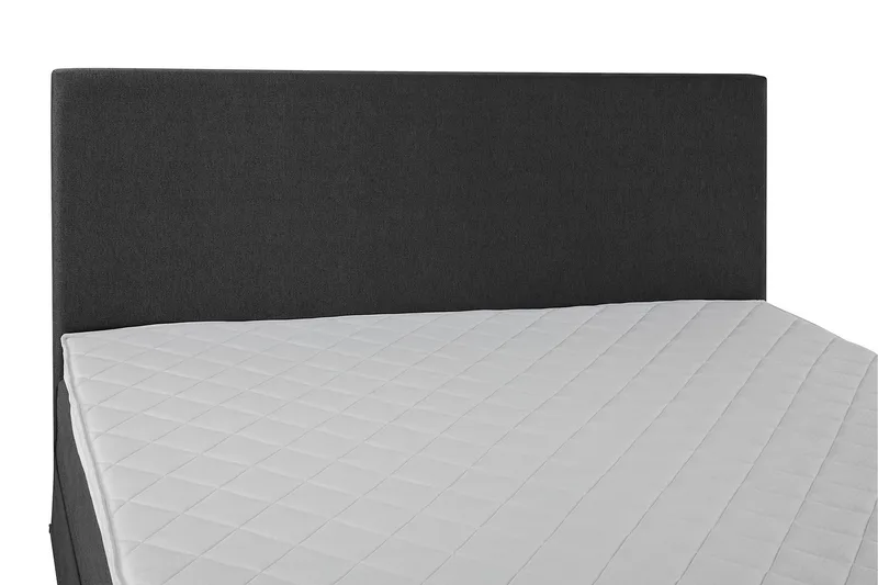 Lucky Komplett Sängpaket 180x200 Skum Slät - Svart/Grå - Möbler - Sovrum - Sängar - Kontinentalsängar