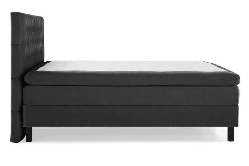 Lucky Komplett Sängpaket 180x200 Polyeter Diamant - Svart / Mörkgrå - Möbler - Sovrum - Sängar - Kontinentalsängar