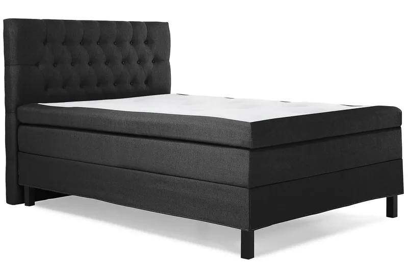 Lucky Kontinentalsäng 120 Memorymadrass Svart/Grå - Möbler - Sovrum - Sängar - Kontinentalsängar