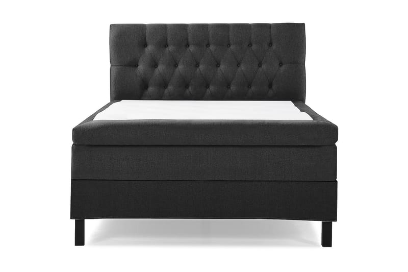 Lucky Kontinentalsäng 140 Latexmadrass Svart/Grå