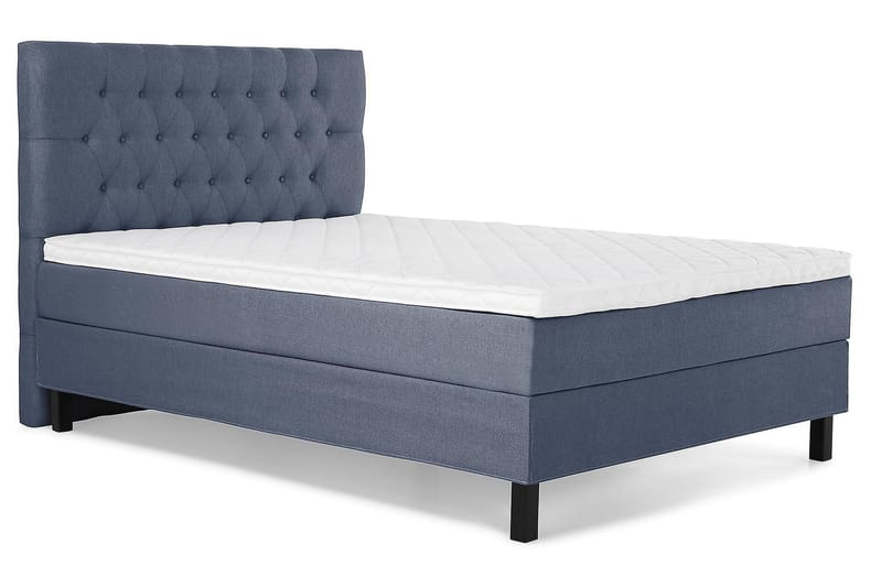 Lucky Kontinentalsäng 140 Skum Mörkblå - Möbler - Sovrum - Sängar - Kontinentalsängar