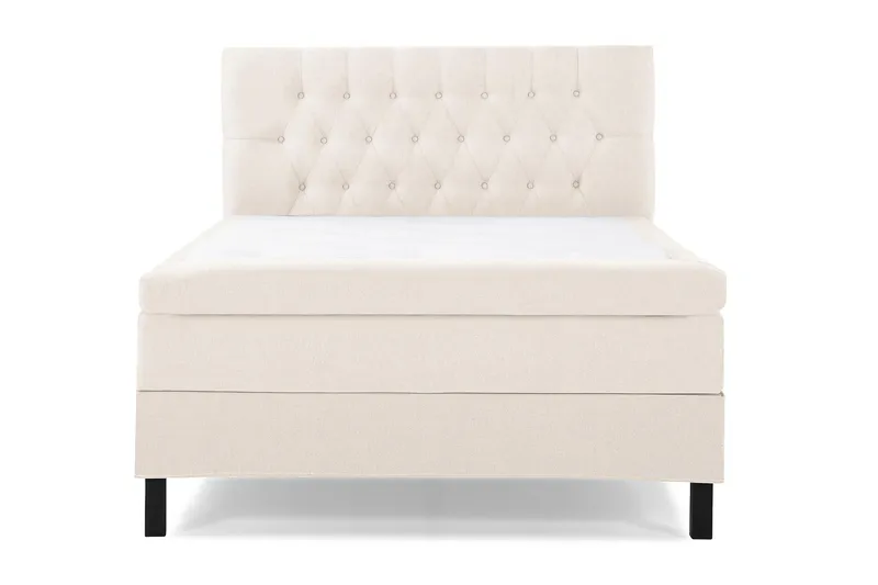 Lucky Kontinentalsäng 140x200Latexmadrass - Beige - Möbler - Sovrum - Sängar - Kontinentalsängar