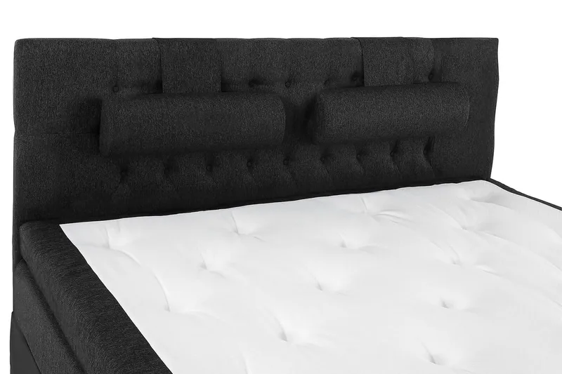 Lucky Kontinentalsäng 160x200 cm - Svart/Grå - Möbler - Sovrum - Sängar - Kontinentalsängar